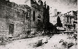 1918'de, Erzurum'da Türklerin yakıldığı konak